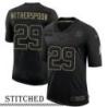 NY Giants #29 Brian Witherspoon Black Salute to Service Jersey