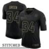 NY Giants #34 Tony Green Black Salute to Service Jersey