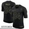 NY Giants #34 Grant Haley Black Salute to Service Jersey