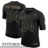 NY Giants #34 Elvis Patterson Black Salute to Service Jersey