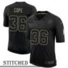 NY Giants #36 Frank Cope Black Salute to Service Jersey