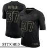 NY Giants #37 James Butler Black Salute to Service Jersey