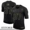 NY Giants #37 Michael Coe Black Salute to Service Jersey