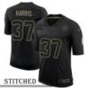 NY Giants #37 Johnnie Harris Black Salute to Service Jersey