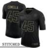 NY Giants #45 Greg Comella Black Salute to Service Jersey