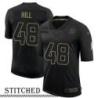 NY Giants #48 Kenny Hill Black Salute to Service Jersey