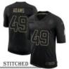 NY Giants #49 Matthew Adams Black Salute to Service Jersey