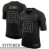 NY Giants #51 Bob Schmit Black Salute to Service Jersey
