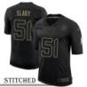 NY Giants #51 Lou Slaby Black Salute to Service Jersey