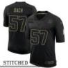 NY Giants #57 Carson Dach Black Salute to Service Jersey