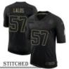 NY Giants #57 Niko Lalos Black Salute to Service Jersey