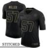 NY Giants #57 Corey Miller Black Salute to Service Jersey
