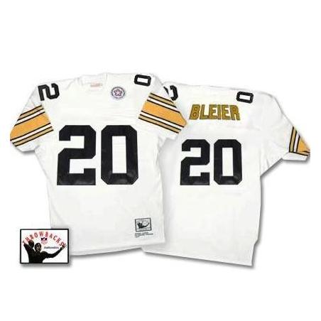 Rocky Bleier Pittsburgh Football Jersey - Pittsburgh #20 Football Jersey(White Throwback)