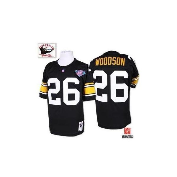 Rod Woodson Pittsburgh Football Jersey - Pittsburgh #26 Football Jersey(Black Throwback)