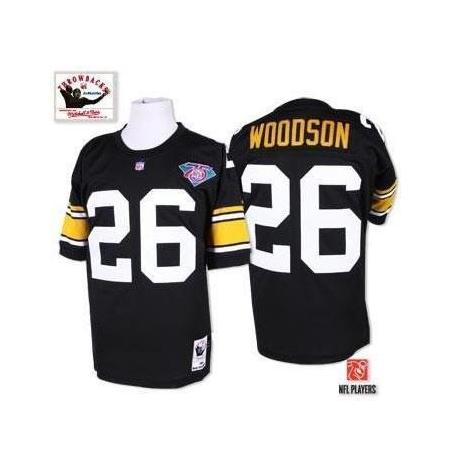 Rod Woodson Pittsburgh Football Jersey - Pittsburgh #26 Football Jersey(Black Throwback)