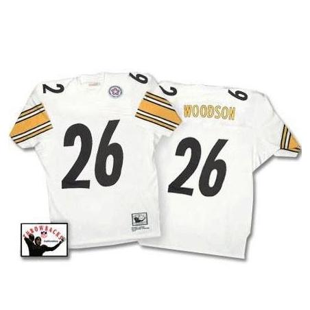Rod Woodson Pittsburgh Football Jersey - Pittsburgh #26 Football Jersey(White Throwback)