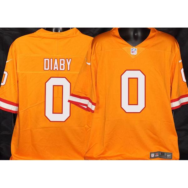 Buccaneers #0 YaYa Diaby Orange Football Jersey Stitched