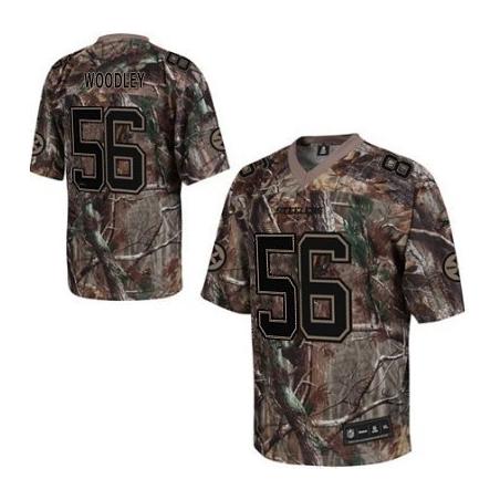 Lamarr Woodley Pittsburgh Football Jersey - Pittsburgh #56 Football Jersey(Camo)