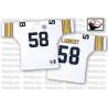 Jack Lambert Pittsburgh Football Jersey - Pittsburgh #58 Football Jersey(White Throwback)