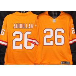 Buccaneers #26 Rabih Abdullah Orange Football Jersey Stitched