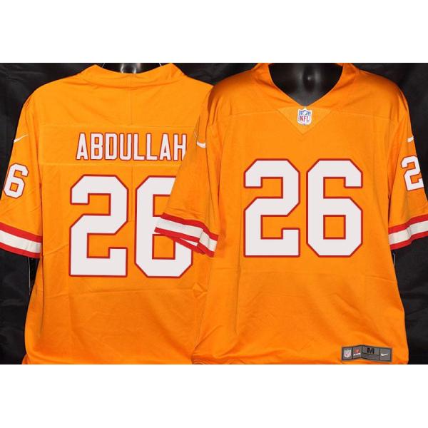 Buccaneers #26 Rabih Abdullah Orange Football Jersey Stitched