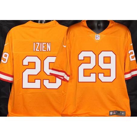 Buccaneers #29 Christian Izien Orange Football Jersey Stitched