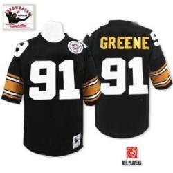 Kevin Greene Pittsburgh Football Jersey - Pittsburgh #91 Football Jersey(Black Throwback)
