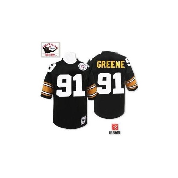 Kevin Greene Pittsburgh Football Jersey - Pittsburgh #91 Football Jersey(Black Throwback)