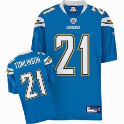 LaDainian Tomlinson San Diego Football Jersey - San Diego #21 Football Jersey(Powder Blue)