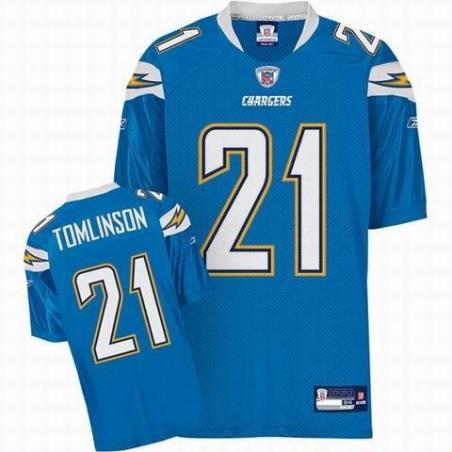 LaDainian Tomlinson San Diego Football Jersey - San Diego #21 Football Jersey(Powder Blue)