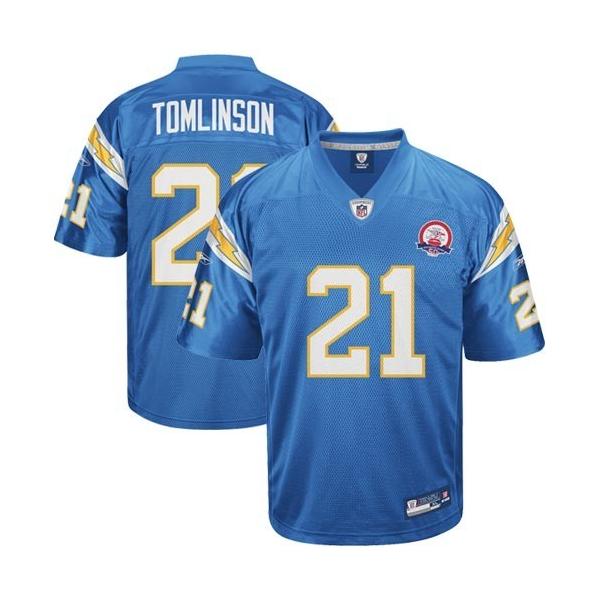 LaDainian Tomlinson San Diego Football Jersey - San Diego #21 Football Jersey(Powder Blue AFL 50th)