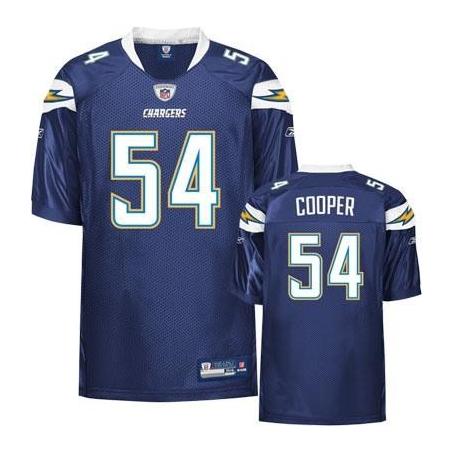 Stephen Cooper San Diego Football Jersey - San Diego #54 Football Jersey(Navy)