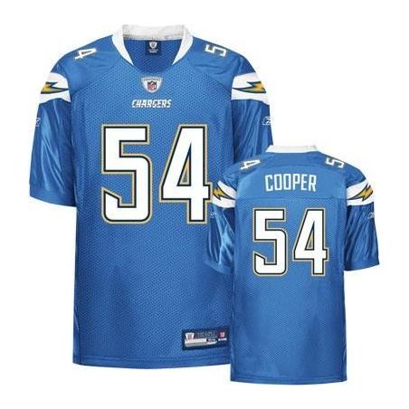 Stephen Cooper San Diego Football Jersey - San Diego #54 Football Jersey(Powder Blue)