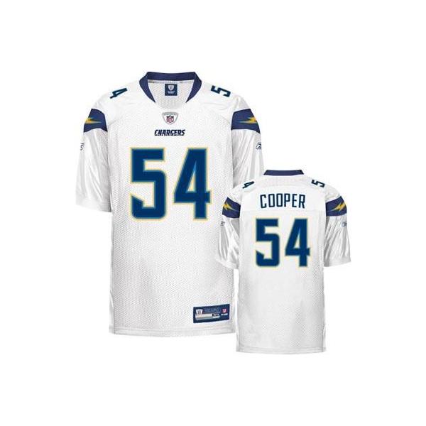 Stephen Cooper San Diego Football Jersey - San Diego #54 Football Jersey(White)