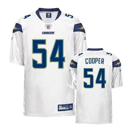 Stephen Cooper San Diego Football Jersey - San Diego #54 Football Jersey(White)