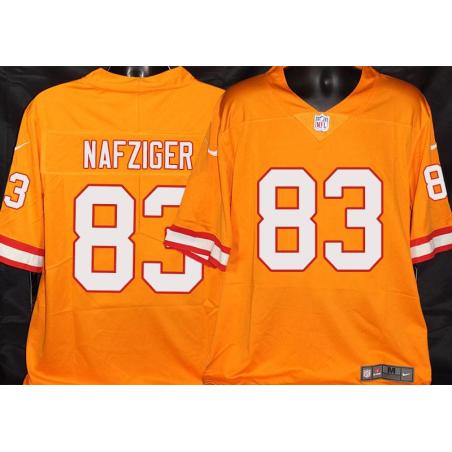 Buccaneers #83 Dana Nafziger Orange Football Jersey Stitched