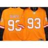 Buccaneers #93 Demetrious DuBose Orange Football Jersey Stitched