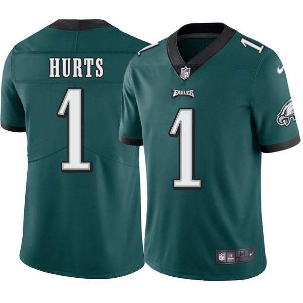Philadelphia Eagles #1 Jalen Hurts Stitched Orange Football Jersey