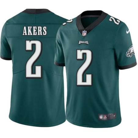 Philadelphia Eagles #2 David Akers Stitched Orange Football Jersey