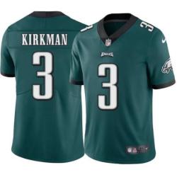 Philadelphia Eagles #3 Red Kirkman Stitched Orange Football Jersey