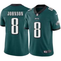 Philadelphia Eagles #8 Dirk Johnson Stitched Orange Football Jersey