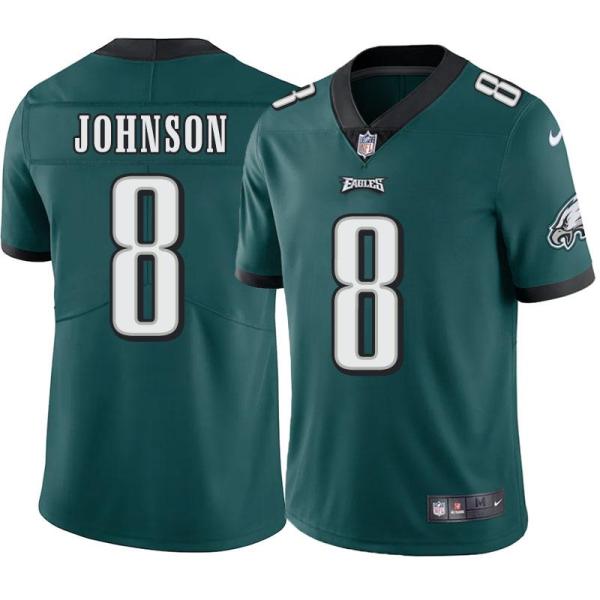 Philadelphia Eagles #8 Dirk Johnson Stitched Orange Football Jersey