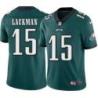 Philadelphia Eagles #15 Rick Lackman Stitched Orange Football Jersey