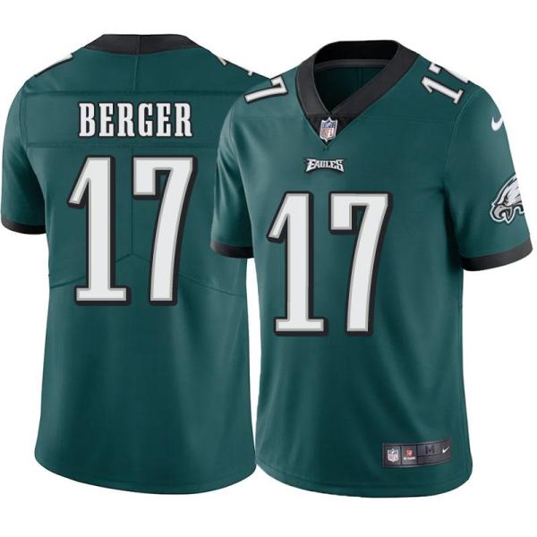 Philadelphia Eagles #17 Mitch Berger Stitched Orange Football Jersey