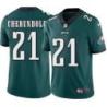 Philadelphia Eagles #21 Chuck Cherundolo Stitched Orange Football Jersey