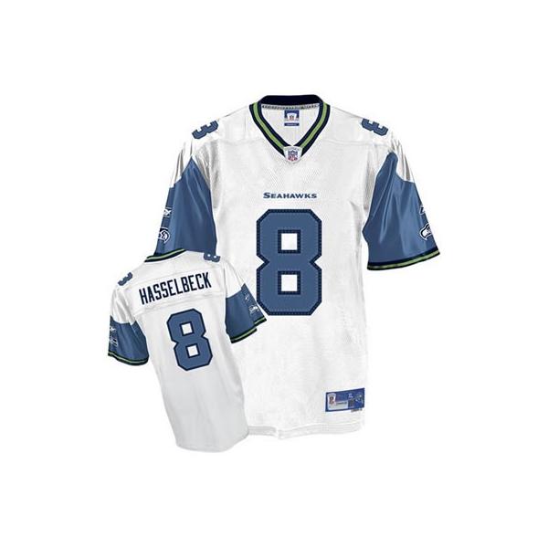 Matt Hasselbeck Seattle Football Jersey - Seattle #8 Football Jersey(White)