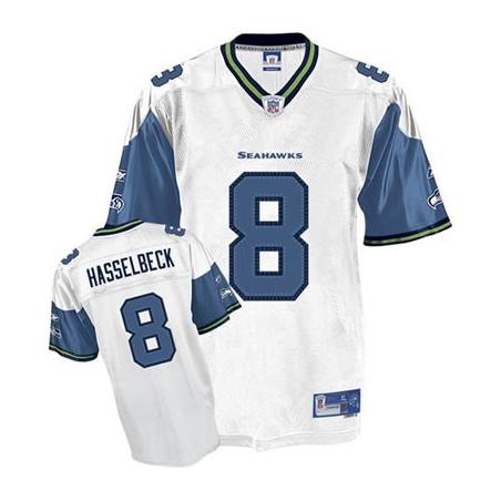 Matt Hasselbeck Seattle Football Jersey - Seattle #8 Football Jersey(White)
