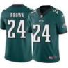 Philadelphia Eagles #24 Reggie Brown Stitched Orange Football Jersey