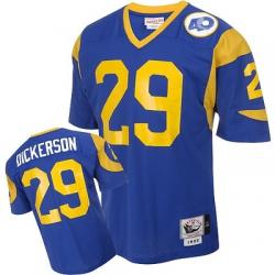 Blue Throwback Eric Dickerson St Louis Rams #29 Football Jersey