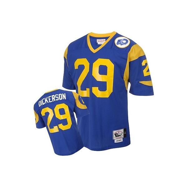 Blue Throwback Eric Dickerson St Louis Rams #29 Football Jersey